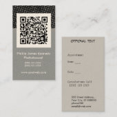 Barcode    BusinessTermin Terminkarte (Vorne/Hinten)