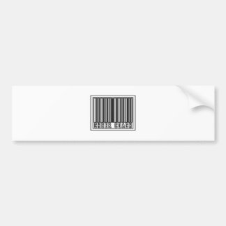Barcode Cheer Coach Autoaufkleber