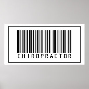 Barcode Chiropraktor Poster