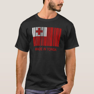 Barcode der Tonga-Flagge T-Shirt