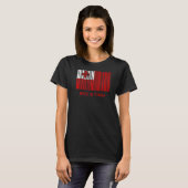 Barcode der Tonga-Flagge T-Shirt (Vorne ganz)