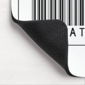 Barcode-Dermatologe Mousepad (Ecke)