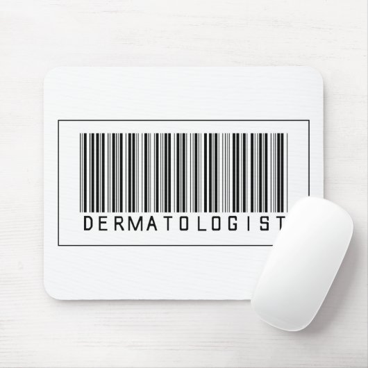 Barcode-Dermatologe Mousepad (Mit Mouse)