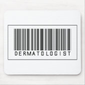 Barcode-Dermatologe Mousepad (Vorne)