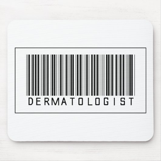 Barcode-Dermatologe Mousepad (Vorne)