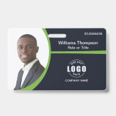 Barcode des benutzerdefinierten Fotos für Mitarbei Ausweis (Vorderseite)