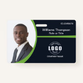 Barcode des benutzerdefinierten Fotos für Mitarbei Ausweis (Vorderseite)