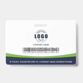 Barcode des benutzerdefinierten Fotos für Mitarbei Ausweis (Rückseite)