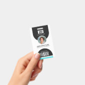 Barcode des Firmenlogos Mitarbeiter Foto Ausweis (Handheld)