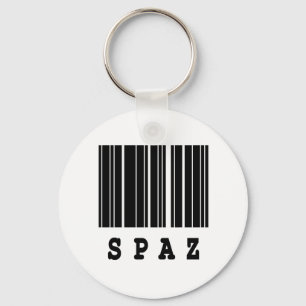 Barcode-Design Spaß Schlüsselanhänger