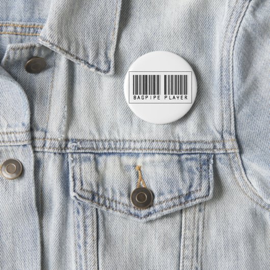 Barcode-Dudelsack-Spieler Button (Beispiel)