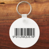 BarCode - Eindeutig Schlüsselanhänger (Vorderseite)