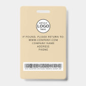 Barcode-Event-Gold-Abzeichen für benutzerdefiniert Ausweis (Rückseite)