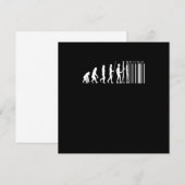 Barcode Evolution Puzzler Game-Geschenk Einladung (Vorne/Hinten)