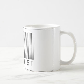 Barcode-Feminist Kaffeetasse