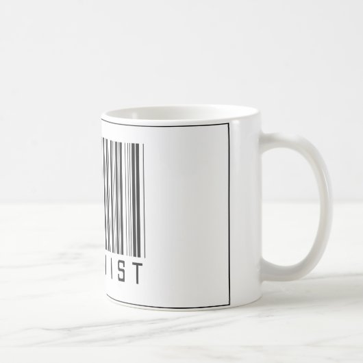 Barcode-Feminist Kaffeetasse (Rechts)