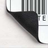 Barcode-Flötenspieler Mousepad (Ecke)