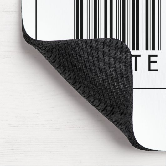 Barcode-Flötenspieler Mousepad (Ecke)