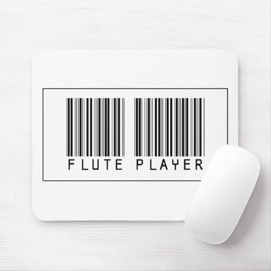 Barcode-Flötenspieler Mousepad (Mit Mouse)