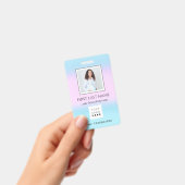 Barcode Foto Chirurgische Krankenschwester Ärztin  Ausweis (Handheld)