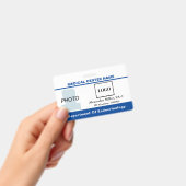 Barcode-Foto für das Logo des Krankenhauses im med Ausweis (Handheld)