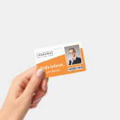 Barcode-Foto für kundenspezifische Firmenlogos Ora Ausweis (Handheld)