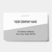 Barcode-Foto für Mitarbeiter mit benutzerdefiniert Ausweis (Rückseite)