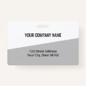 Barcode-Foto für Mitarbeiter mit benutzerdefiniert Ausweis (Rückseite)