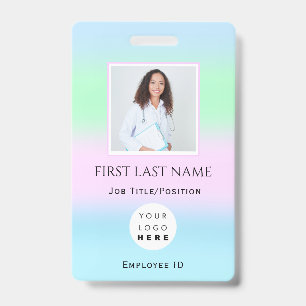 Barcode Foto IDCard Health Nurse Doctor Ausweis