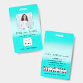 Barcode Foto IDNumber Gesundheitstherapie Krankenp Ausweis (Front & Back)