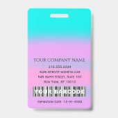 Barcode Foto IDNumber Therapie Krankenschwester Är Ausweis (Back)