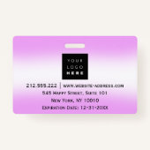 Barcode Foto Krankenpflege Ärztin Gesundheitsfürso Ausweis (Rückseite)