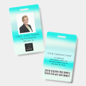 Barcode Foto Name ID Card Ärztliche Betreuung Ausweis (Vorder- & Rückseite)