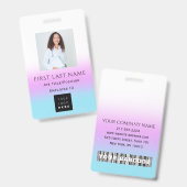 Barcode Foto Name ID Card Doctor Krankenversicheru Ausweis (Front & Back)