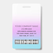 Barcode Foto Name ID Card Doctor Krankenversicheru Ausweis (Back)