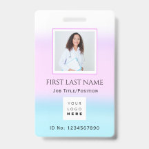 Barcode Foto Nurse Doctor Health Care ID Rosa
