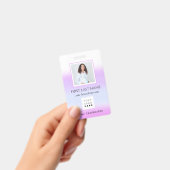 Barcode Foto Nurse Doctor Health Care IDCard Ausweis (Handheld)