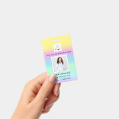 Barcode Foto Nurse Doctor Health Care Therapeut Ausweis (Handheld)