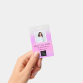 Barcode Foto Ombre ID Health Care Doctor Nurse Ausweis (Handheld)