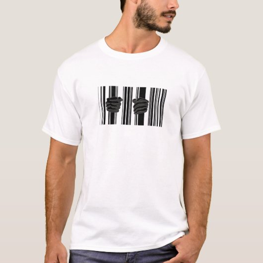 Barcode-Gefängnis T-Shirt (Vorderseite)