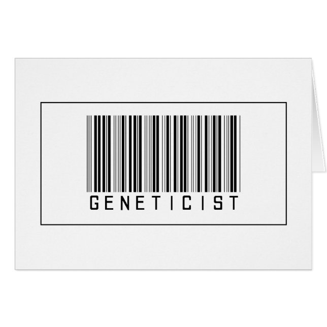 Barcode-Genetiker (Vorderseite (Horizontal))