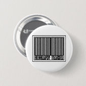 Barcode Geography Lehrer Button (Vorne & Hinten)