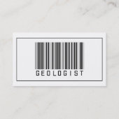 Barcode-Geologe Visitenkarte (Rückseite)