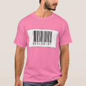 Barcode Geologist T-Shirt (Vorderseite)
