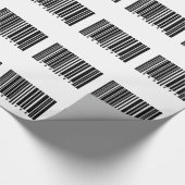Barcode Geschenkpapier (Ecke)