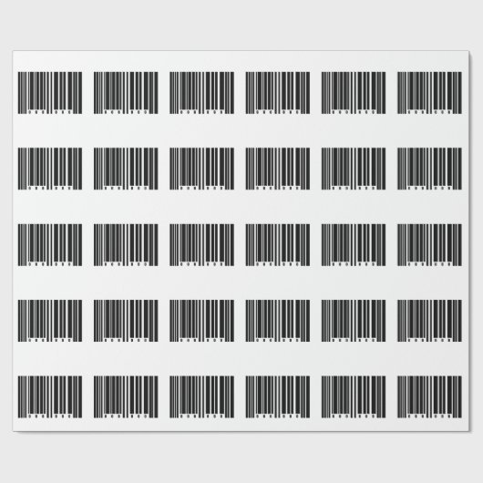 Barcode Geschenkpapier (Flach)