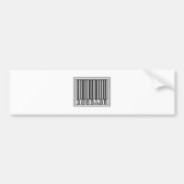 Barcode Husband Autoaufkleber (Vorne)