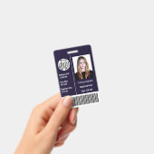 Barcode-ID des Fotos für Mitarbeiter eines benutze Ausweis (Handheld)