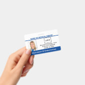 Barcode-ID des Fotos Medizinisches Mitarbeiterlogo Ausweis (Handheld)