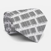 Barcode-Klimaingenieur Krawatte (Gerollt)